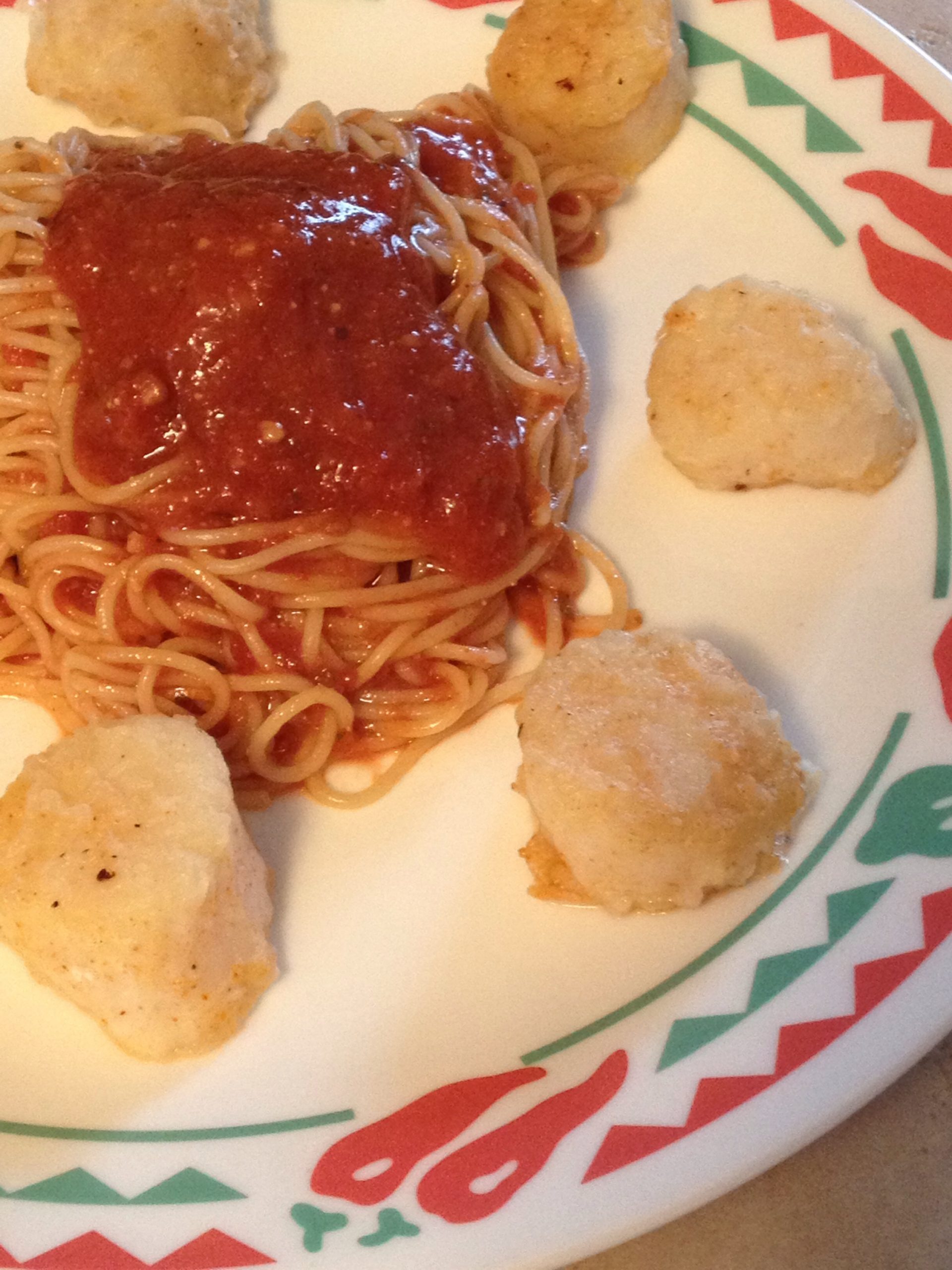 Spaghetti and Scallops